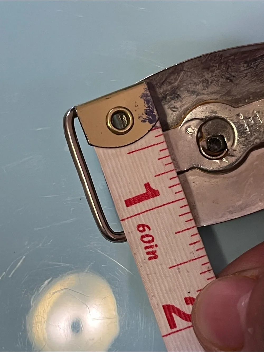 Vintage Rose Gold Belt Buckle with Brass Horse Head